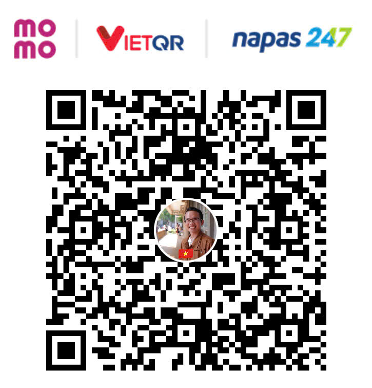 Mã QR ủng hộ tác giả Cẩm Nang TQCCL